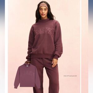 PARKE Monochrome Varsity Mockneck • Size L/XL • NWT